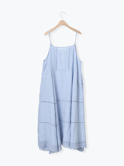 【kazumi×Samansa Mos2】前後着キャミワンピース《WEB限定カラー》（サックスブルー）｜Samansa Mos2（サマンサ モスモス）通販