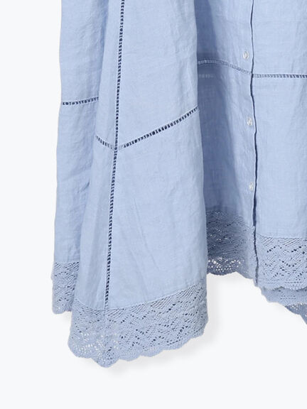 【kazumi×Samansa Mos2】前後着キャミワンピース《WEB限定カラー》（サックスブルー）｜Samansa Mos2（サマンサ モスモス）通販