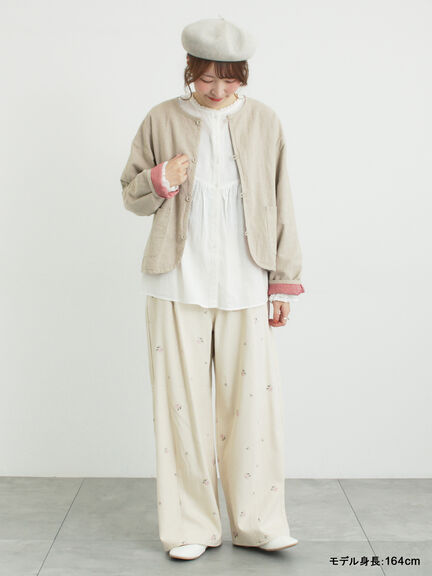 【kazumi×Samansa Mos2】リバーシブルジャケット（ブラック/レッド/ブルー）｜Samansa Mos2（サマンサ モスモス）通販