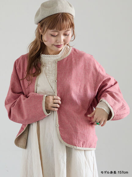 【kazumi×Samansa Mos2】リバーシブルジャケット（ブラック/レッド/ブルー）｜Samansa Mos2（サマンサ モスモス）通販