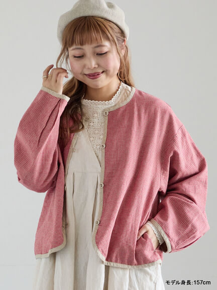 【kazumi×Samansa Mos2】リバーシブルジャケット（ブラック/レッド/ブルー）｜Samansa Mos2（サマンサ モスモス）通販