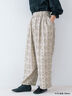 【kazumi×Samansa Mos2】3D刺繍パンツ（オフホワイト/ブラック/ベージュ/ネイビー）｜Samansa Mos2（サマンサ モスモス）通販
