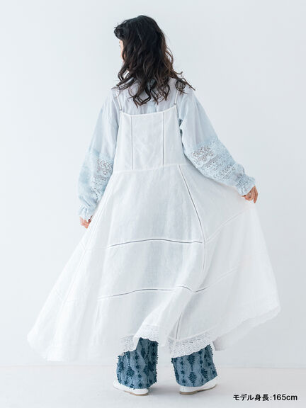 【kazumi×Samansa Mos2】3D刺繍パンツ（オフホワイト/ブラック/ベージュ/ネイビー）｜Samansa Mos2（サマンサ モスモス）通販