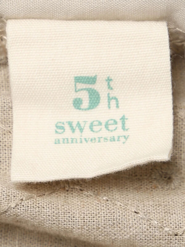 kazumi×Samansa Mos2】3D刺繍パンツ（オフホワイト/ブラック/ベージュ