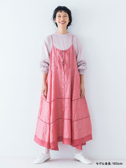 【kazumi×Samansa Mos2】袖レース前後着ブラウス（オフホワイト/ブラック/ピンク/ベージュ/ブルー）｜Samansa Mos2（サマンサ モスモス）通販