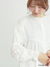 【kazumi×Samansa Mos2】袖レース前後着ブラウス（オフホワイト/ブラック/ピンク/ベージュ/ブルー）｜Samansa Mos2（サマンサ モスモス）通販
