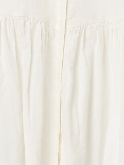 【kazumi×Samansa Mos2】袖レース前後着ブラウス（オフホワイト/ブラック/ピンク/ベージュ/ブルー）｜Samansa Mos2（サマンサ モスモス）通販