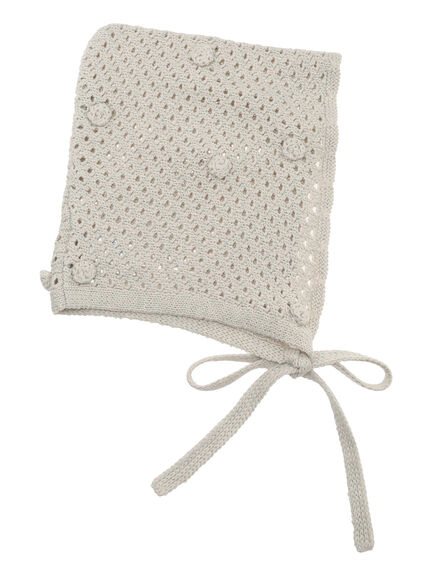 ポンポン付きボンネット（ベージュ/キナリ）｜Samansa Mos2（サマンサ モスモス）通販