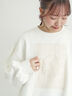 裏毛CAT柄パーツレース付スウェット（オフホワイト/グレー/ミント）｜Samansa Mos2（サマンサ モスモス）通販