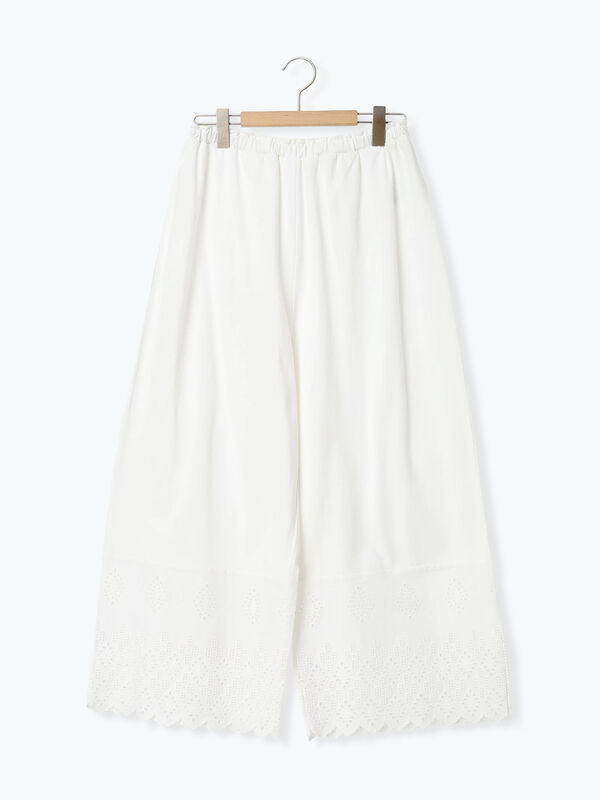 【抗菌防臭】スカラップレースペチパンツ（オフホワイト）｜Samansa Mos2（サマンサ モスモス）通販