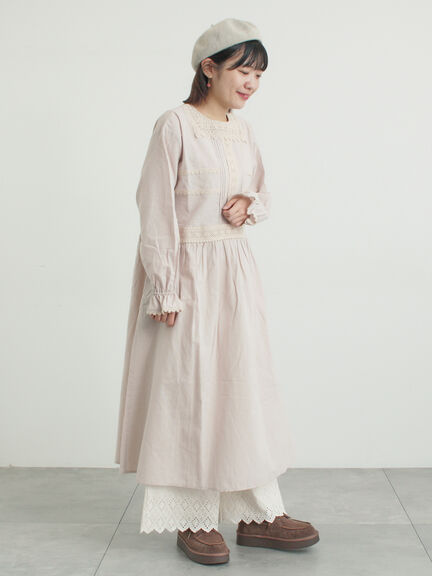 【抗菌防臭】スカラップレースペチパンツ（オフホワイト/ブラック/ベージュ）｜Samansa Mos2（サマンサ モスモス）通販