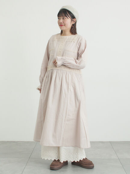 【抗菌防臭】スカラップレースペチパンツ（オフホワイト/ブラック/ベージュ）｜Samansa Mos2（サマンサ モスモス）通販