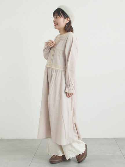 【抗菌防臭】スカラップレースペチパンツ（オフホワイト/ブラック/ベージュ）｜Samansa Mos2（サマンサ モスモス）通販