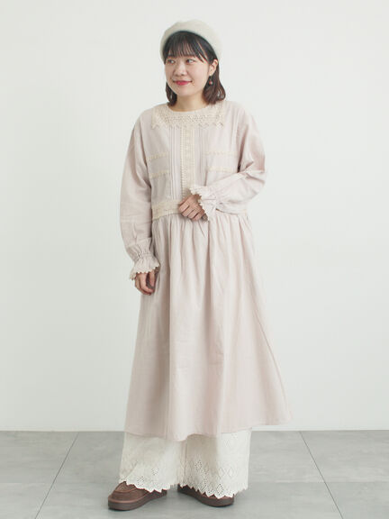 【抗菌防臭】スカラップレースペチパンツ（オフホワイト/ブラック/ベージュ）｜Samansa Mos2（サマンサ モスモス）通販