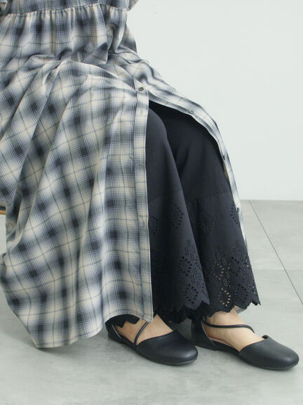 【抗菌防臭】スカラップレースペチパンツ（オフホワイト/ブラック/ベージュ）｜Samansa Mos2（サマンサ モスモス）通販