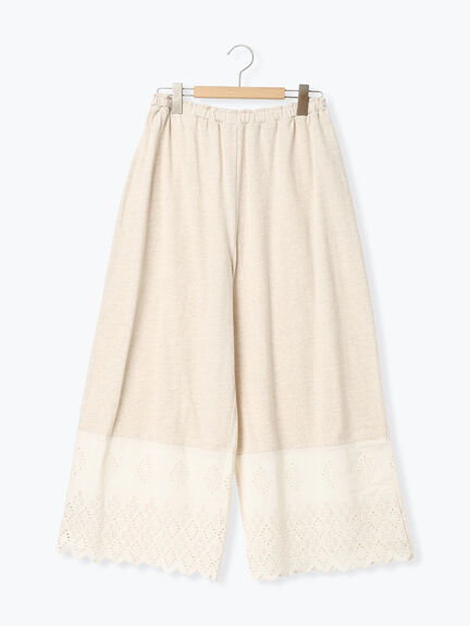 【抗菌防臭】スカラップレースペチパンツ（オフホワイト/ブラック/ベージュ）｜Samansa Mos2（サマンサ モスモス）通販