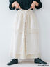 【kazumi×Samansa Mos2】エプロンスカート（オフホワイト/チャコールグレー/キナリ）｜Samansa Mos2（サマンサ モスモス）通販