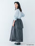 【kazumi×Samansa Mos2】エプロンスカート（オフホワイト/チャコールグレー/キナリ）｜Samansa Mos2（サマンサ モスモス）通販