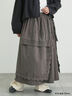 【kazumi×Samansa Mos2】エプロンスカート（オフホワイト/チャコールグレー/キナリ）｜Samansa Mos2（サマンサ モスモス）通販