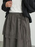 【kazumi×Samansa Mos2】エプロンスカート（オフホワイト/チャコールグレー/キナリ）｜Samansa Mos2（サマンサ モスモス）通販