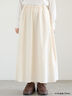 【kazumi×Samansa Mos2】エプロンスカート（オフホワイト/チャコールグレー/キナリ）｜Samansa Mos2（サマンサ モスモス）通販