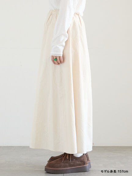 【kazumi×Samansa Mos2】エプロンスカート（オフホワイト/チャコールグレー/キナリ）｜Samansa Mos2（サマンサ モスモス）通販