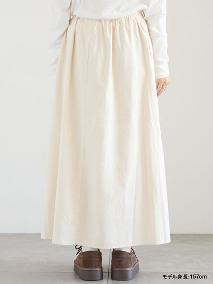 【kazumi×Samansa Mos2】エプロンスカート（オフホワイト/チャコールグレー/キナリ）｜Samansa Mos2（サマンサ モスモス）通販