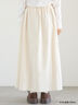 【kazumi×Samansa Mos2】エプロンスカート（オフホワイト/チャコールグレー/キナリ）｜Samansa Mos2（サマンサ モスモス）通販