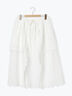 【kazumi×Samansa Mos2】エプロンスカート（オフホワイト/チャコールグレー/キナリ）｜Samansa Mos2（サマンサ モスモス）通販