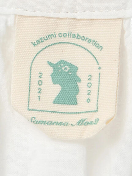 【kazumi×Samansa Mos2】エプロンスカート（オフホワイト/チャコールグレー/キナリ）｜Samansa Mos2（サマンサ モスモス）通販