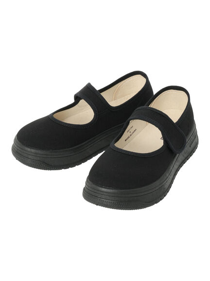 キャンバスストラップスニーカー（ブラック/ベージュ）｜Samansa Mos2（サマンサ モスモス）通販