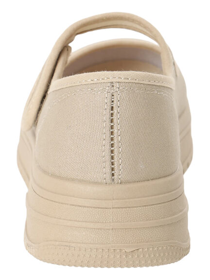 キャンバスストラップスニーカー（ブラック/ベージュ）｜Samansa Mos2（サマンサ モスモス）通販