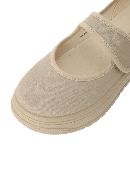 キャンバスストラップスニーカー（ブラック/ベージュ）｜Samansa Mos2（サマンサ モスモス）通販