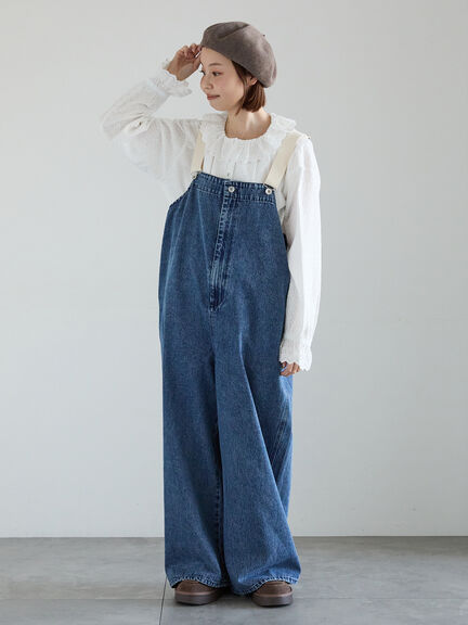 オーバーレースブラウス（オフホワイト/ブラック/キナリ）｜Samansa Mos2（サマンサ モスモス）通販