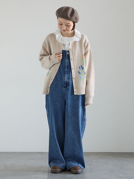 オーバーレースブラウス（オフホワイト/ブラック/キナリ）｜Samansa Mos2（サマンサ モスモス）通販