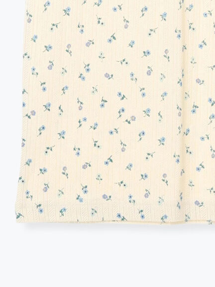 花柄パターンメッシュレース付ノースリーブ（オフホワイト/チャコールグレー/キナリ）｜Samansa Mos2（サマンサ モスモス）通販