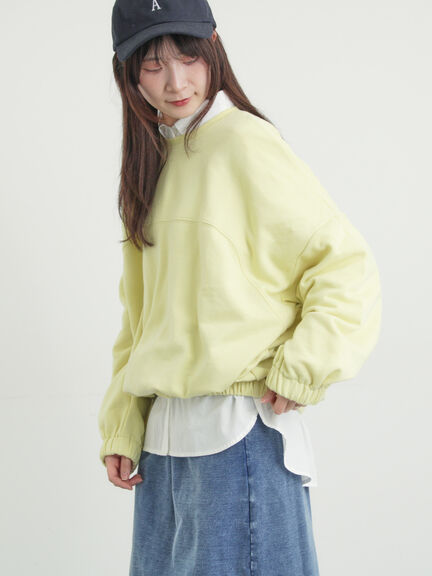 裾バルーン風スウェット（グレー/ブラック/イエロー）｜Samansa Mos2（サマンサ モスモス）通販