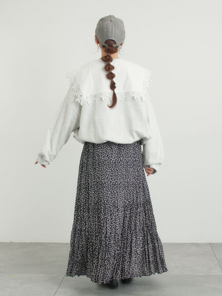 裾バルーン風スウェット（グレー/ブラック/イエロー）｜Samansa Mos2（サマンサ モスモス）通販