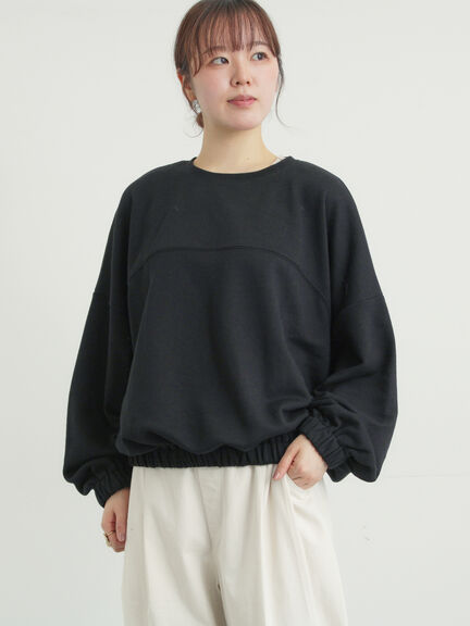 裾バルーン風スウェット（グレー/ブラック/イエロー）｜Samansa Mos2（サマンサ モスモス）通販