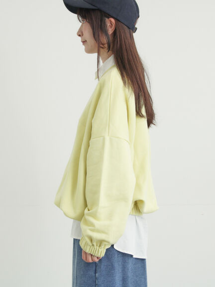 裾バルーン風スウェット（グレー/ブラック/イエロー）｜Samansa Mos2（サマンサ モスモス）通販