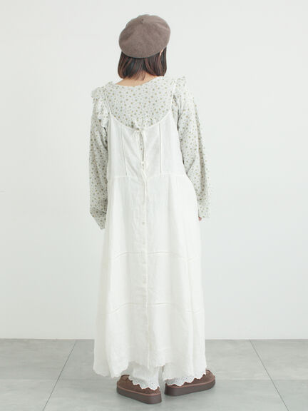 ワッフルローズ柄前後2WAYカットソー（オフホワイト/グレー/ピンク/ベージュ）｜Samansa Mos2（サマンサ モスモス）通販