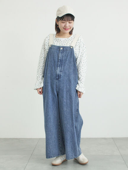 ワッフルローズ柄前後2WAYカットソー（オフホワイト/グレー/ピンク/ベージュ）｜Samansa Mos2（サマンサ モスモス）通販