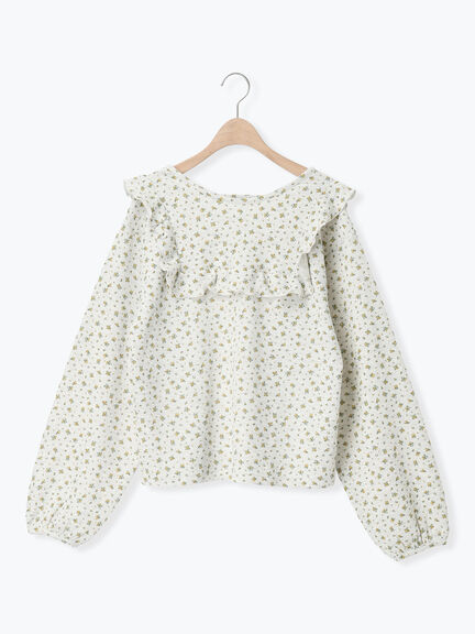 ワッフルローズ柄前後2WAYカットソー（オフホワイト/グレー/ピンク/ベージュ）｜Samansa Mos2（サマンサ モスモス）通販