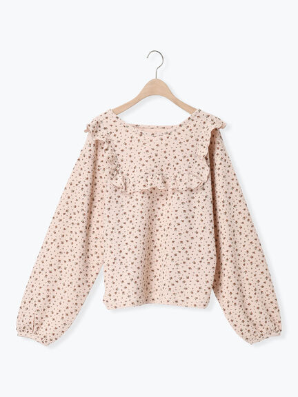 ワッフルローズ柄前後2WAYカットソー（オフホワイト/グレー/ピンク/ベージュ）｜Samansa Mos2（サマンサ モスモス）通販