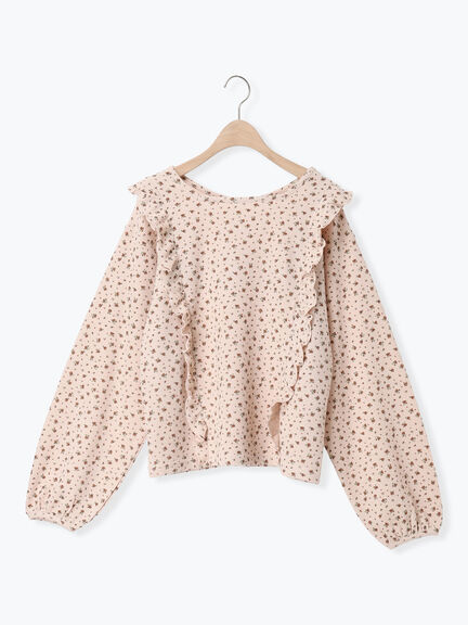 ワッフルローズ柄前後2WAYカットソー（オフホワイト/グレー/ピンク/ベージュ）｜Samansa Mos2（サマンサ モスモス）通販