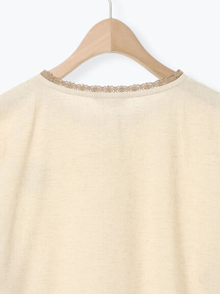 刺繍ルームワンピース（グレー/キナリ）｜Samansa Mos2（サマンサ モスモス）通販