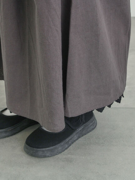 レースピンタックワンピース（チャコールグレー/ベージュ/キナリ）｜Samansa Mos2（サマンサ モスモス）通販