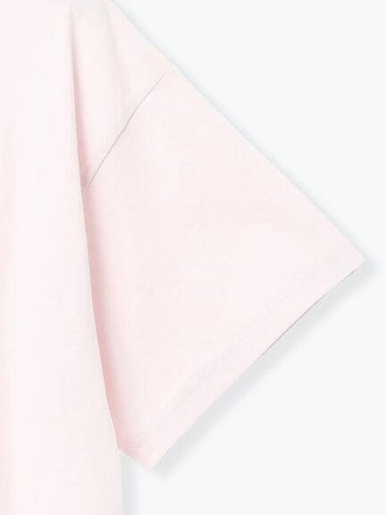 【MOOMIN×Samansa Mos2】ぽこぽこ刺繍Tシャツ（オフホワイト/チャコールグレー/ピンク）｜Samansa Mos2（サマンサ モスモス）通販