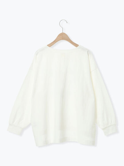 【MOOMIN×Samansa Mos2】ムーミンプリントロンT（オフホワイト）｜Samansa Mos2（サマンサ モスモス）通販