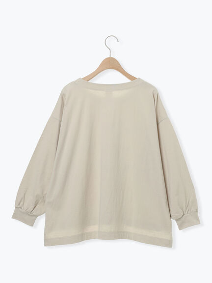 【MOOMIN×Samansa Mos2】リトルミイプリントロンT（オフホワイト/ブラック/ベージュ）｜Samansa Mos2（サマンサ モスモス）通販